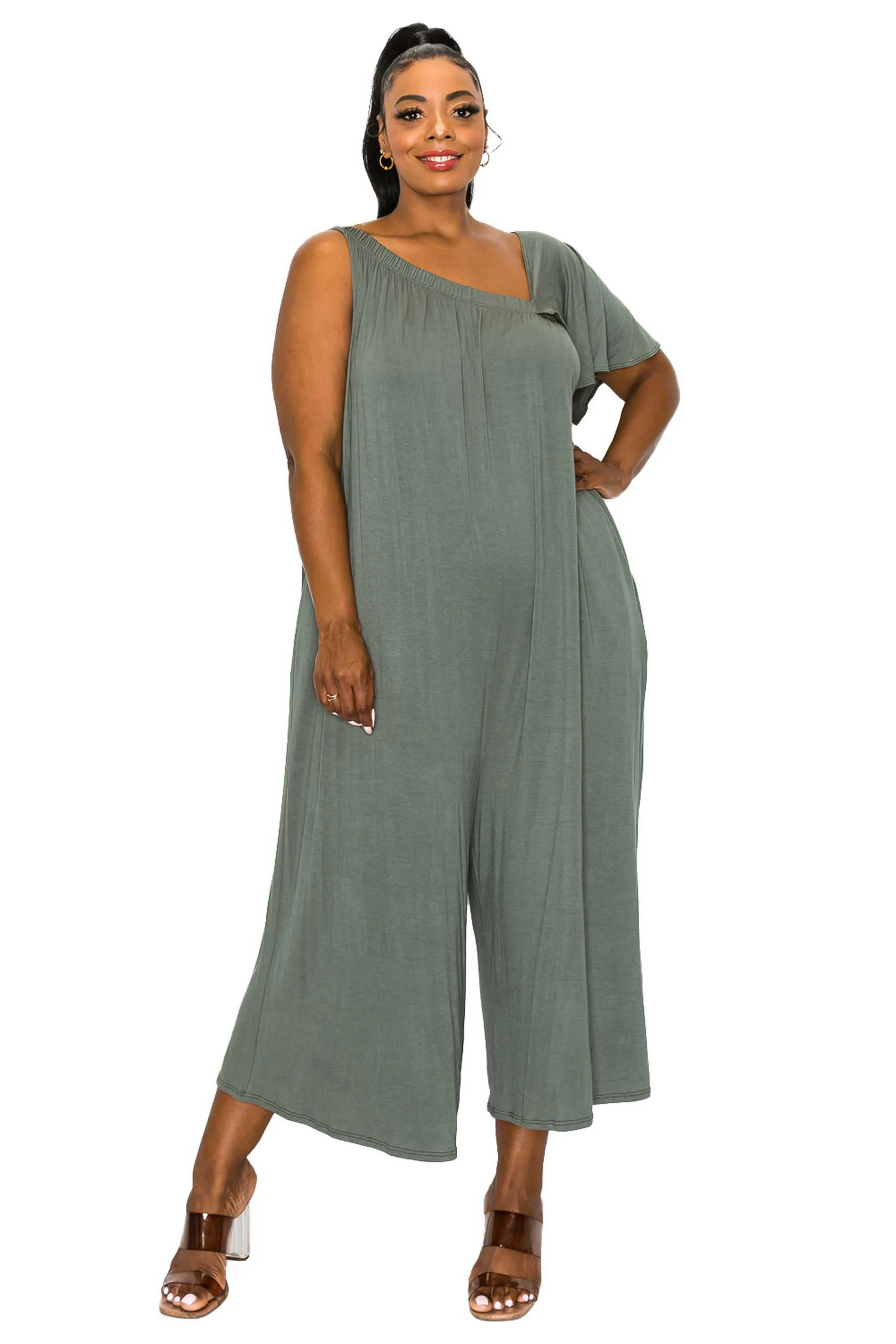 Willow Wide-Legged Pocket Jumpsuit