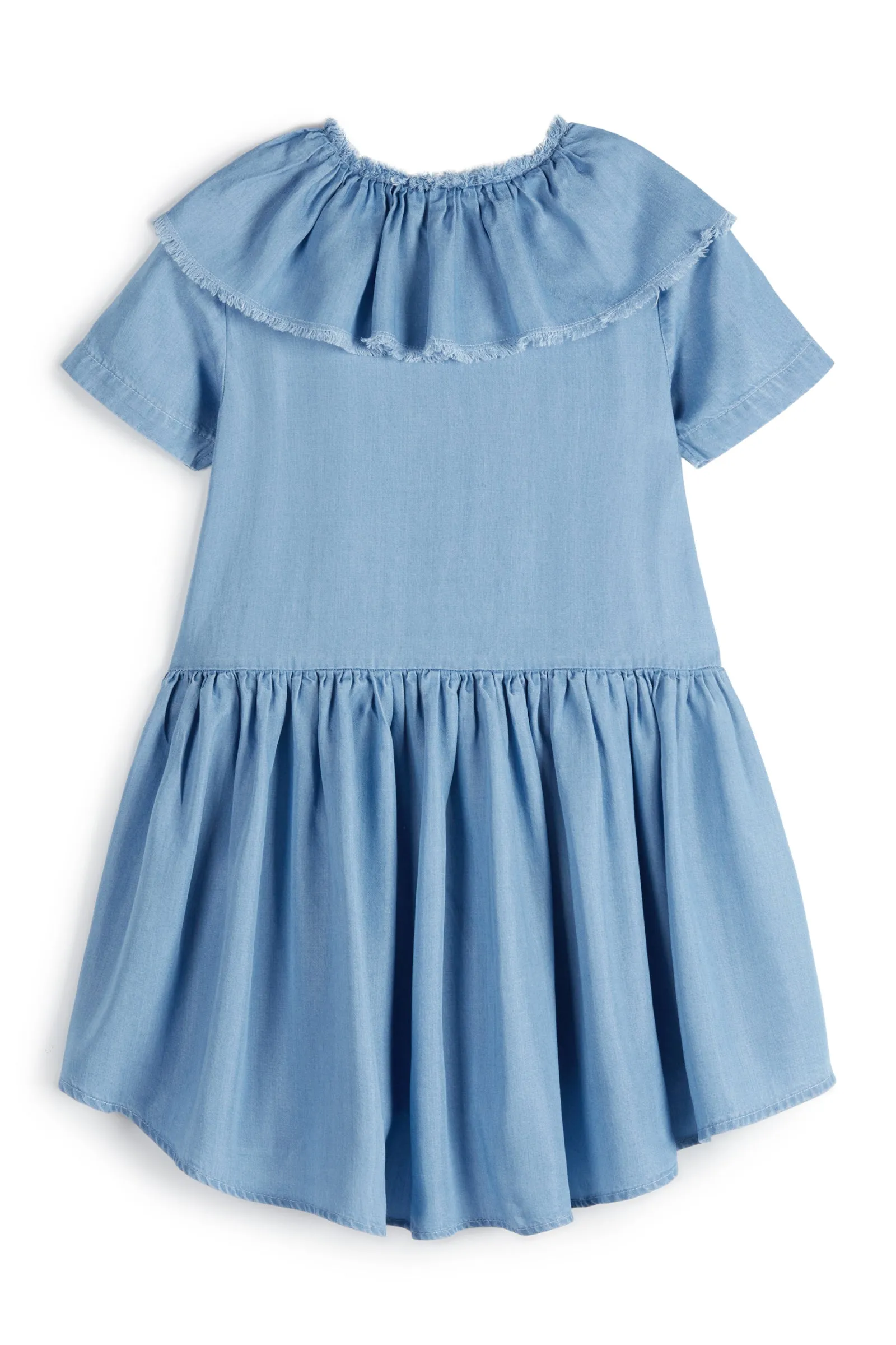 WOLF AND RITA An Ode To Summer GRAA LIGHT DENIM  DRESS